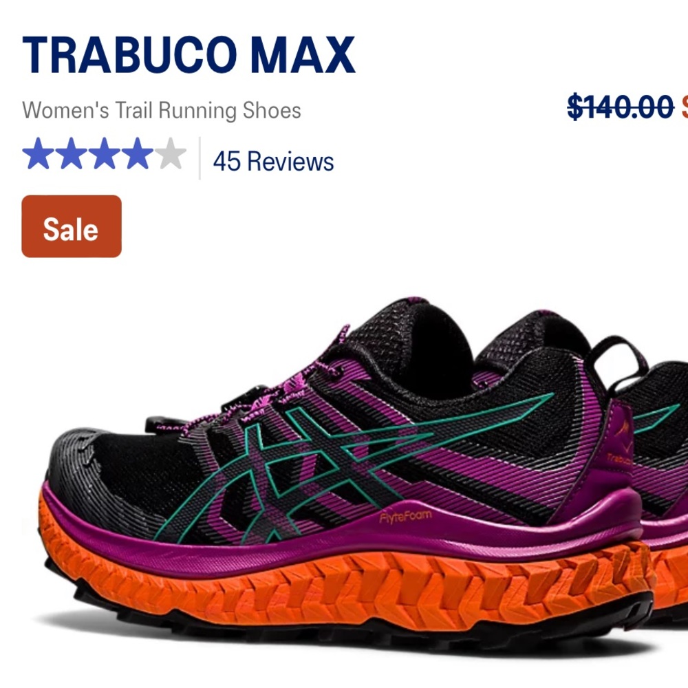 ASICS Trabuco Max size 9.5